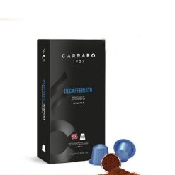 Carraro DECAFFEINATO - Kompatibilne sa nespresso aparatima 10/1