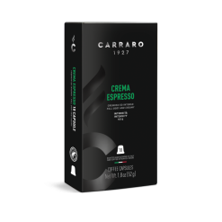 Carraro CREMA ESPRESSO - Kompatibilne sa nespresso aparatima 10/1