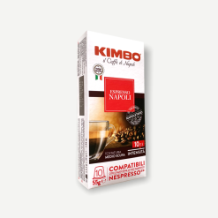 Kimbo BARISTA NAPOLI Alu. - Kompatibilne sa Nespresso Aparatima 10/1