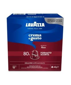 Lavazza CREMA e GUSTO RICCO compatibili Nespresso®* 80 Kapsula alu.