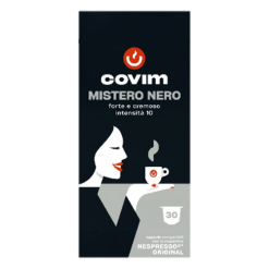 Covim MISTERO NERO - Kompatibilne sa Nespresso Aparatima 30/1