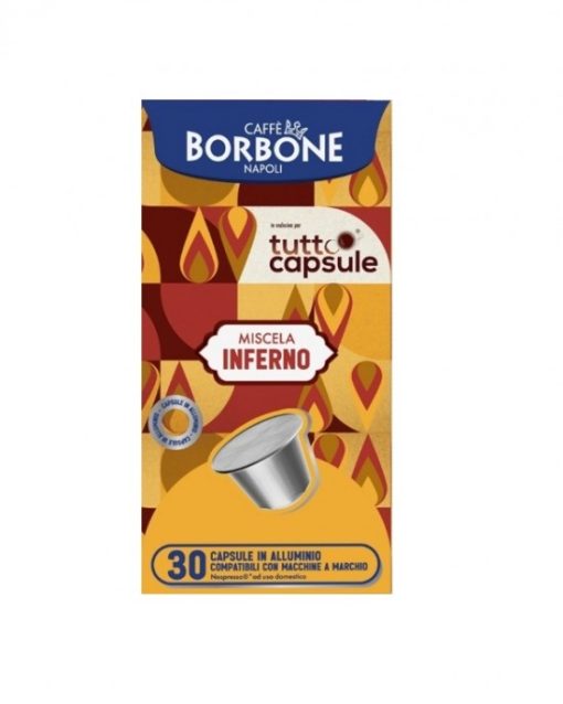 Borbone INFERNO alu caps. - Komp. sa nespresso aparatima 30/1