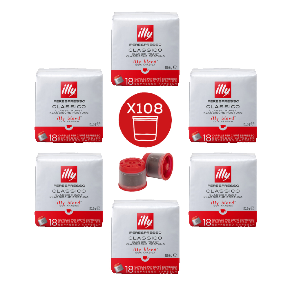 Illy®* Iperespresso  Classico  BOX ( 6x18) 108 kapsula