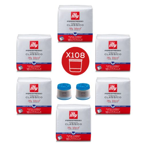 Illy®* Iperespresso Lungo BOX ( 6x18 ) 108 kapsula