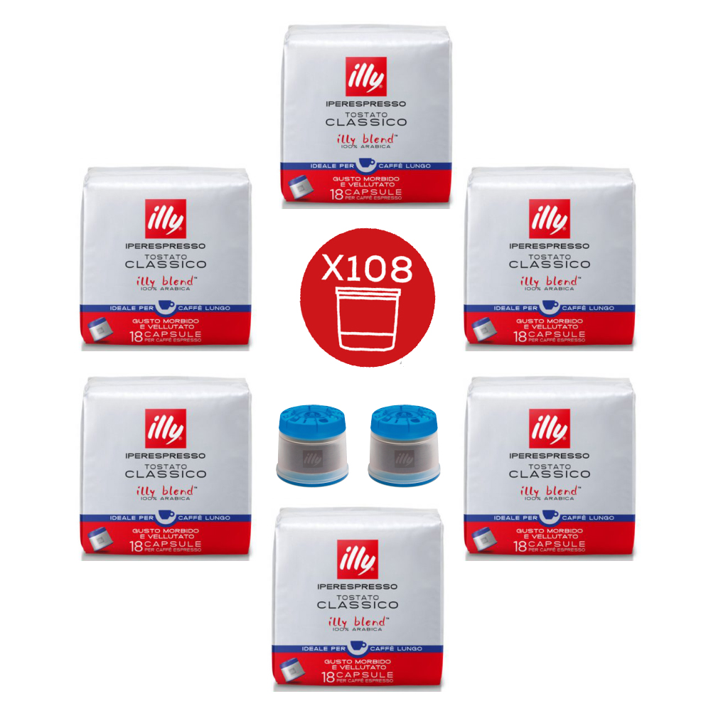 Illy®* Iperespresso Lungo BOX ( 6x18 ) 108 kapsula