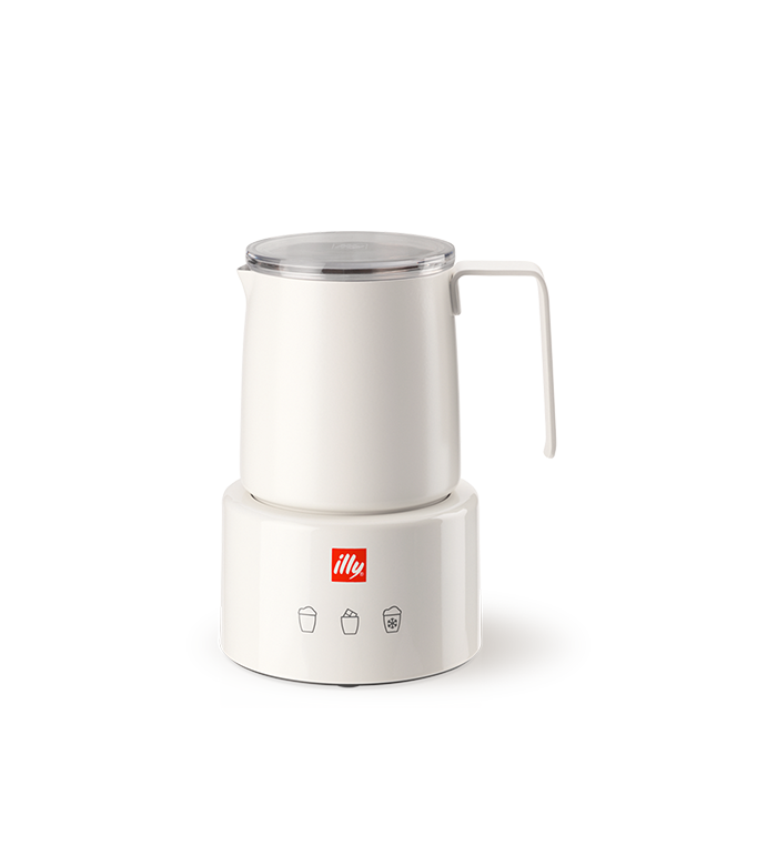 illy milk frother white