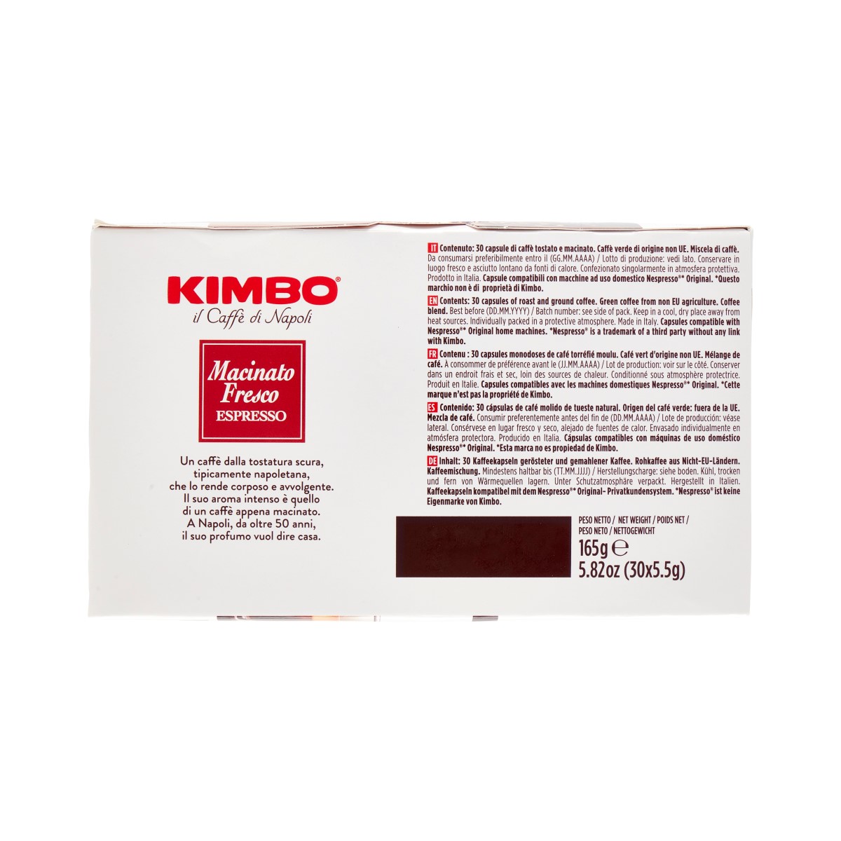 Kimbo macinato fresco nespresso 2